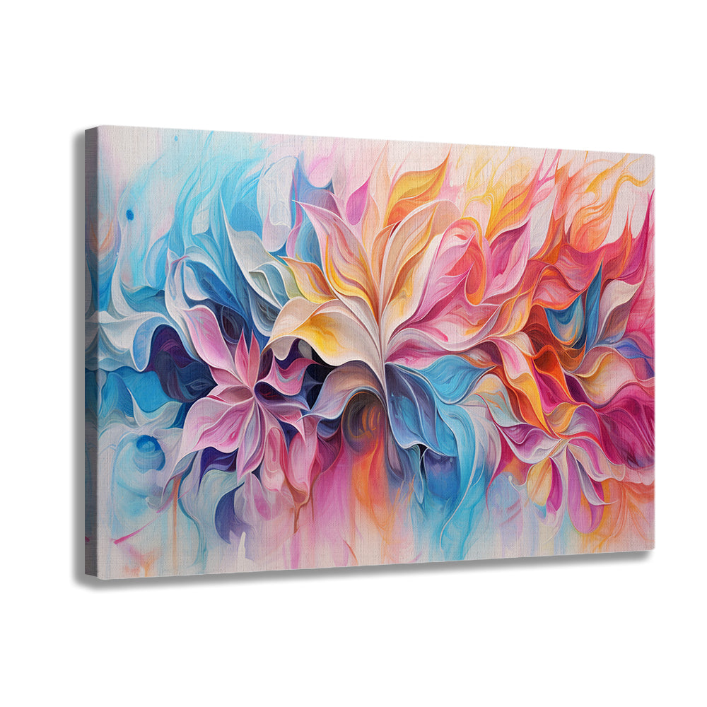 Canvas | Armonia Floral | Flores | Colores | Decoración | Cuadro | Impresion Digital | Arte | Listo para Colgar | Varias Medidas | Moderno Minimalista | Embellece tus Espacios con el Poder del Arte