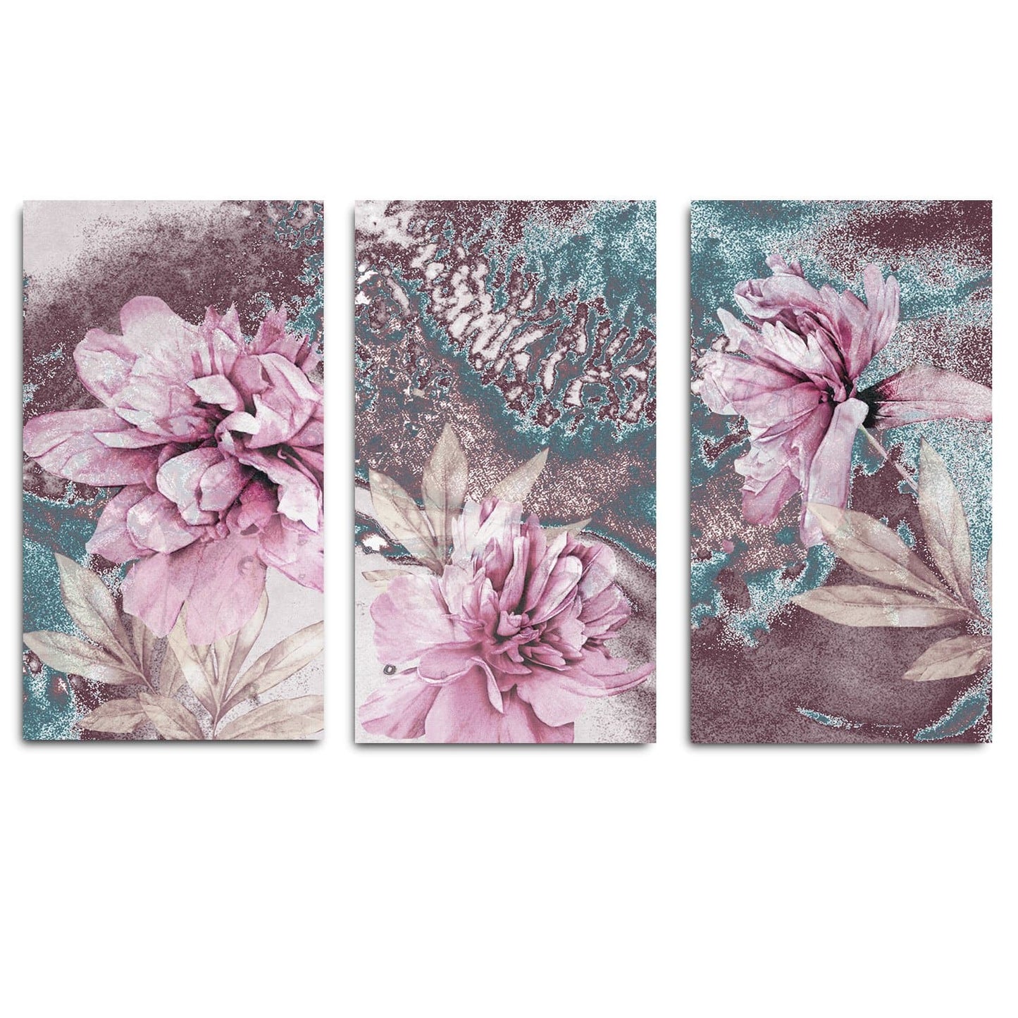 Canvas Compuesto Flores Rosas - Maxigráfica Shop