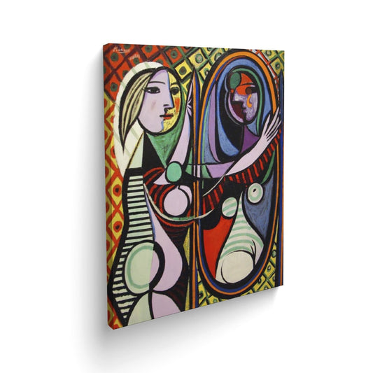 Canvas Picasso Mujer frente al espejo - Maxigráfica Shop