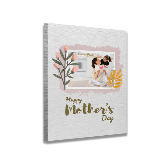 Canvas/Cuadro Decorativo | Diseño Personalizable: Happy Mother's Day | Para 1 Fotografía.