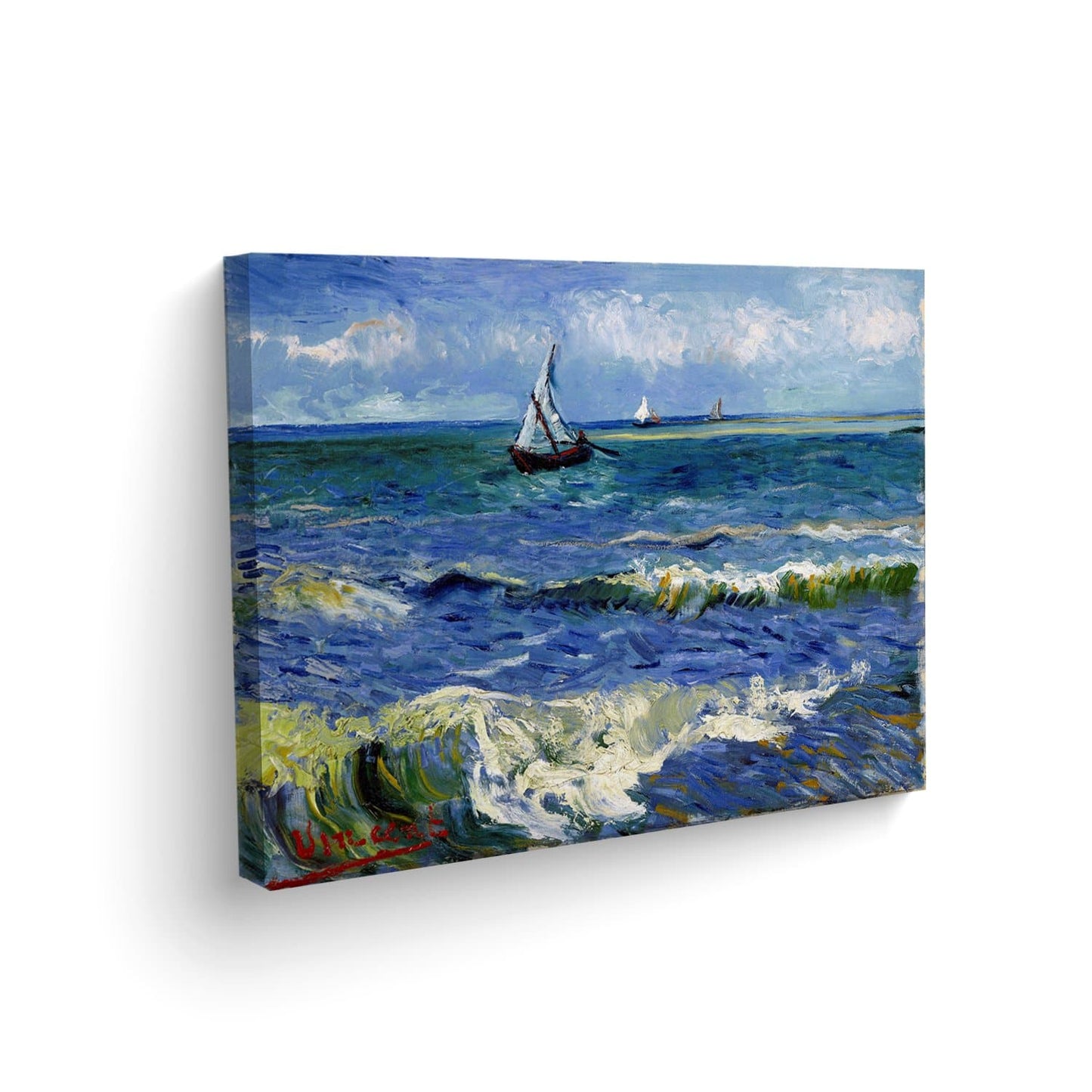 Canvas Van Gogh Barcos En El Mar - Maxigráfica Shop