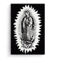 Cuadro Canvas Virgen de Guadalupe Blanco y Negro Semana Santa - Maxigráfica Shop