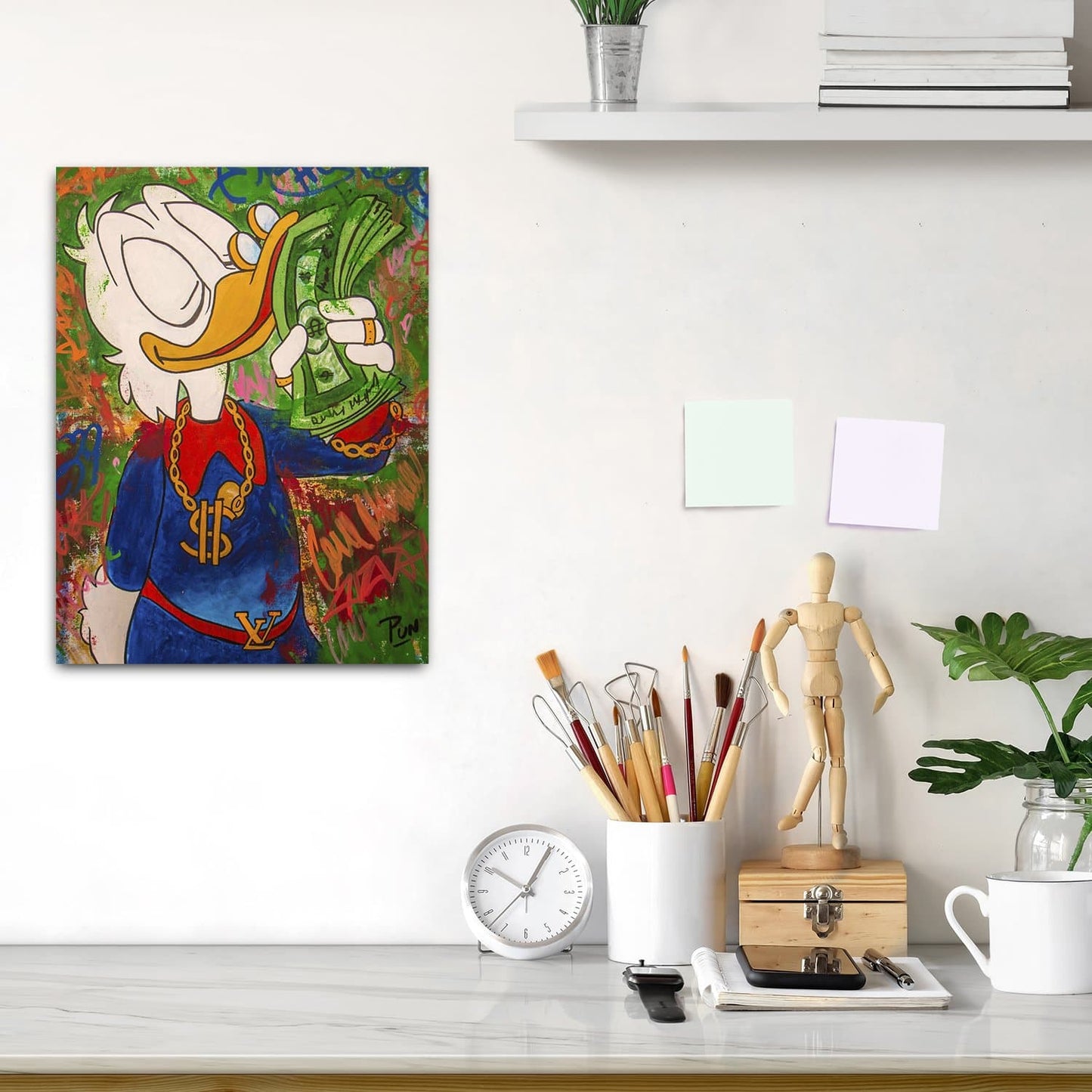 Cuadro Canvas Money Art McPato - Maxigráfica Shop