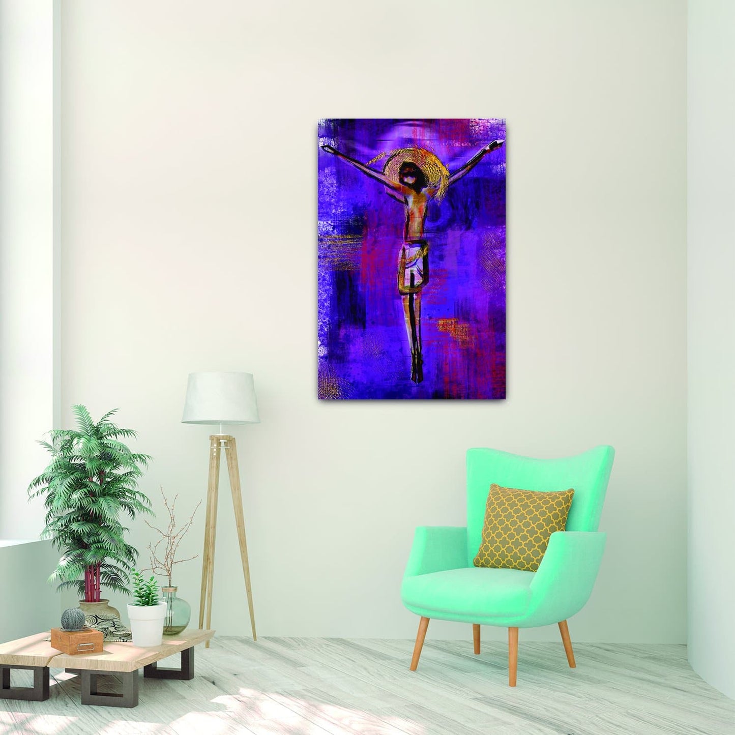 Cuadro Canvas Jesucristo en la Cruz Artístico - Maxigráfica Shop