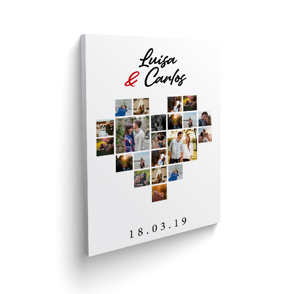 Canvas Love Collage Valentines - Maxigráfica Shop