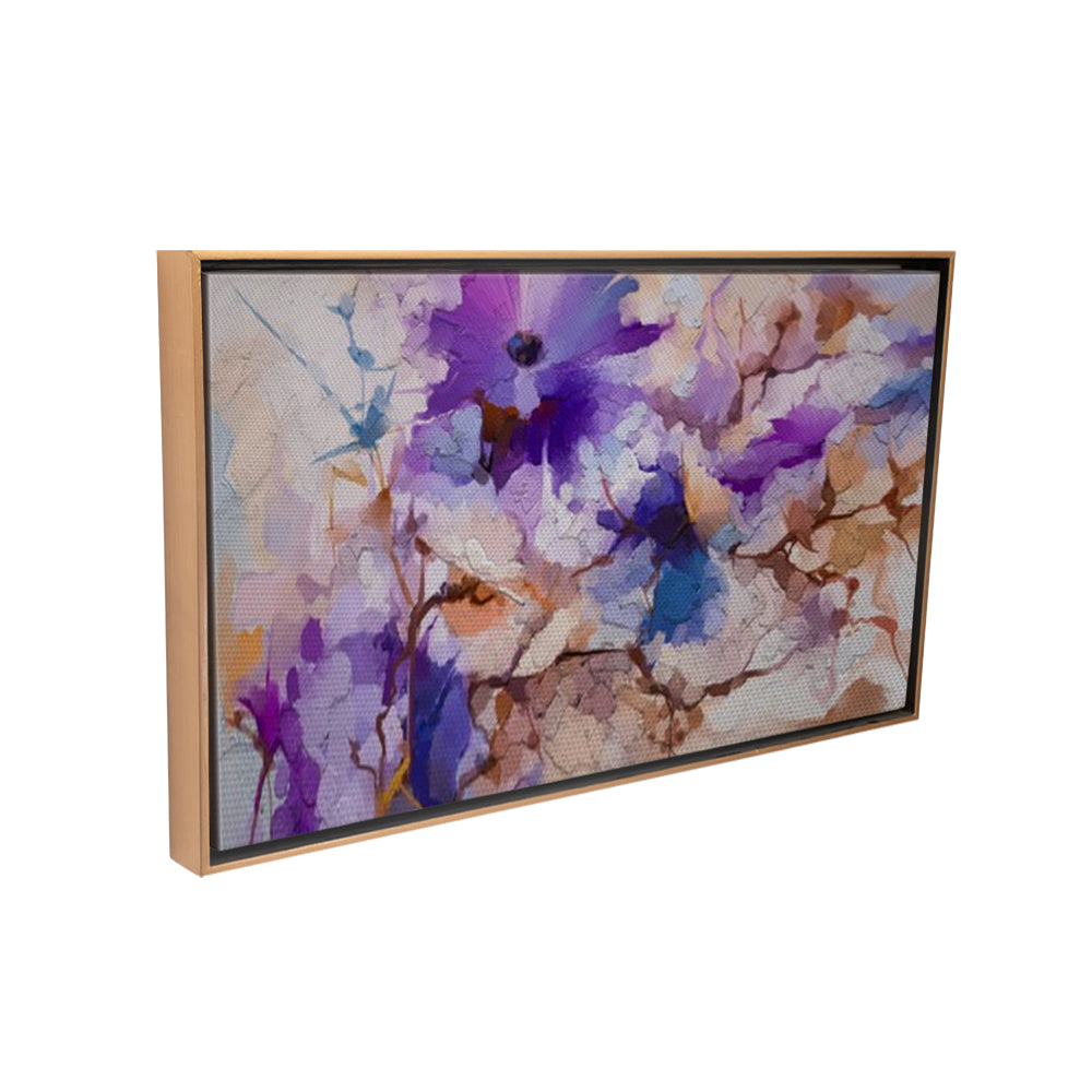 Purpura Natural Flor A Pincel Cuadro Decorativo - Maxigráfica Shop