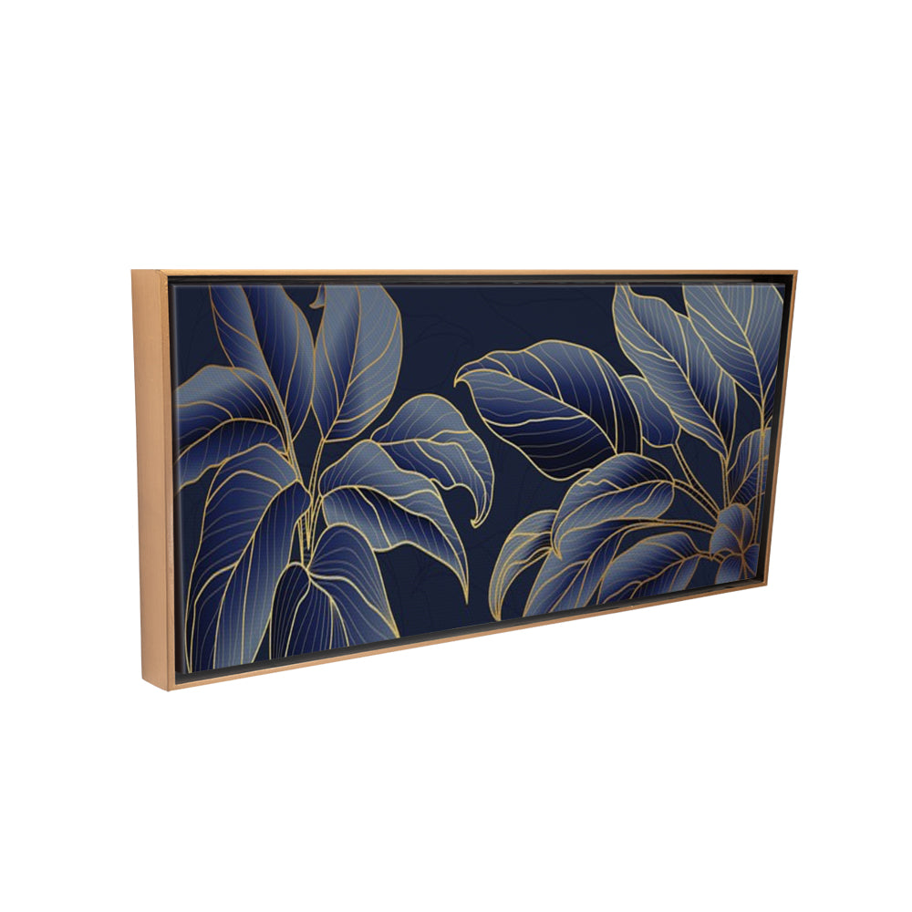 Flores Azul y Dorado - Maxigráfica Shop