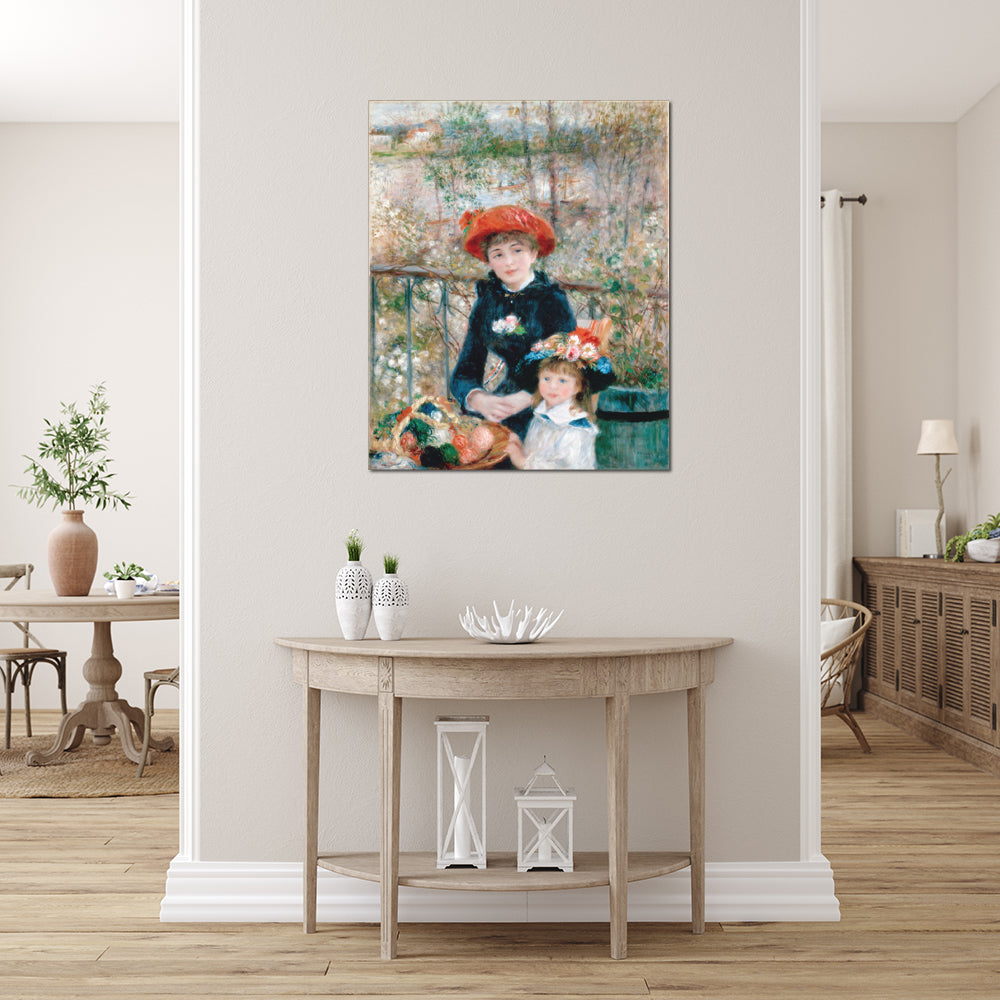 En la terraza (Dos hermanas) Renoir - Maxigráfica Shop