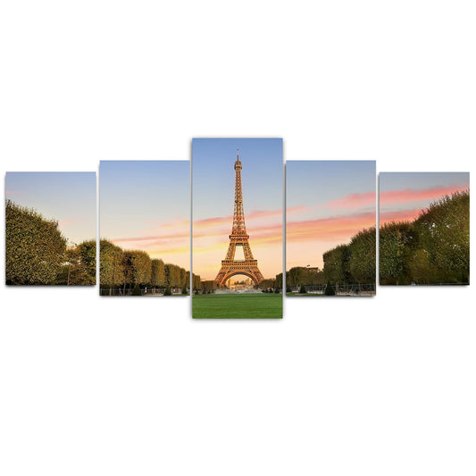 Cuadro Canvas Set 5 Vista de París Torre Eiffel - Maxigráfica Shop