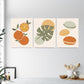 Set de 3 Canvas Naranjas y Hojas - Maxigráfica Shop