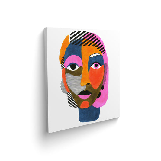 Colorfull Female Face Cuadro decorativo para Salas - Maxigráfica Shop