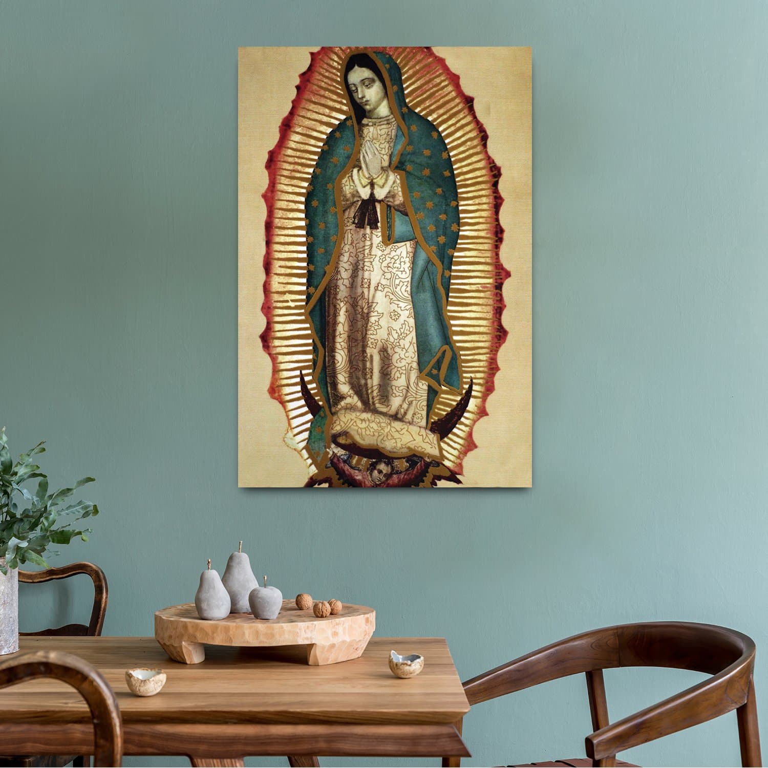 Cuadro Canvas Manto Virgen de Gualupe Semana Santa - Maxigráfica Shop