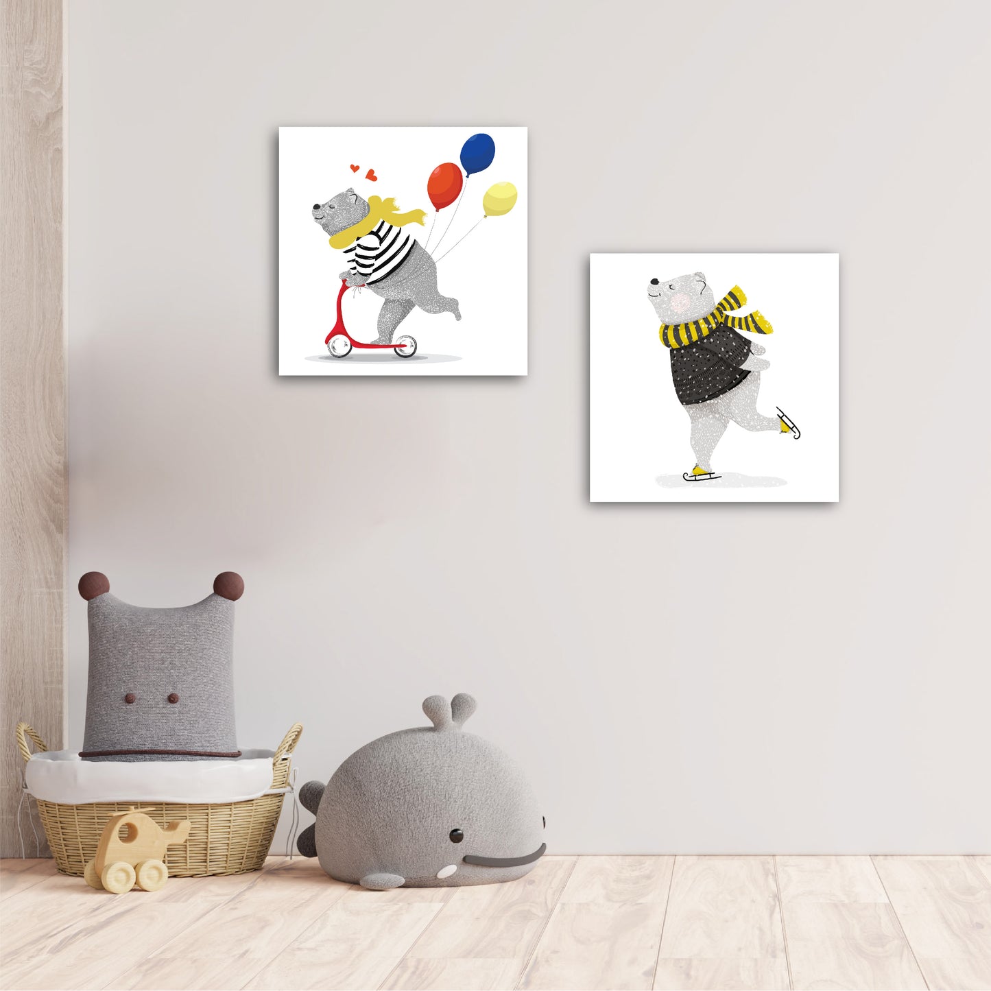 Set Funny Bears Cuadros decorativos - Maxigráfica Shop