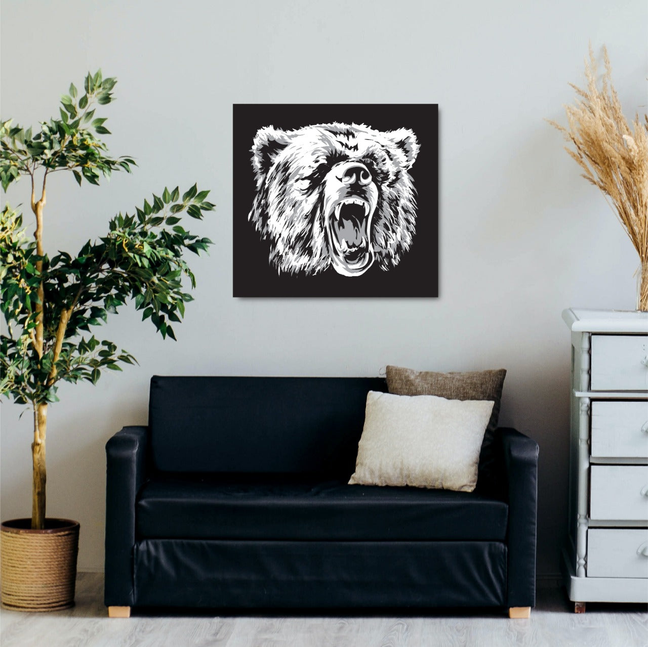 Angry Bear Cuadro decorativo - Maxigráfica Shop
