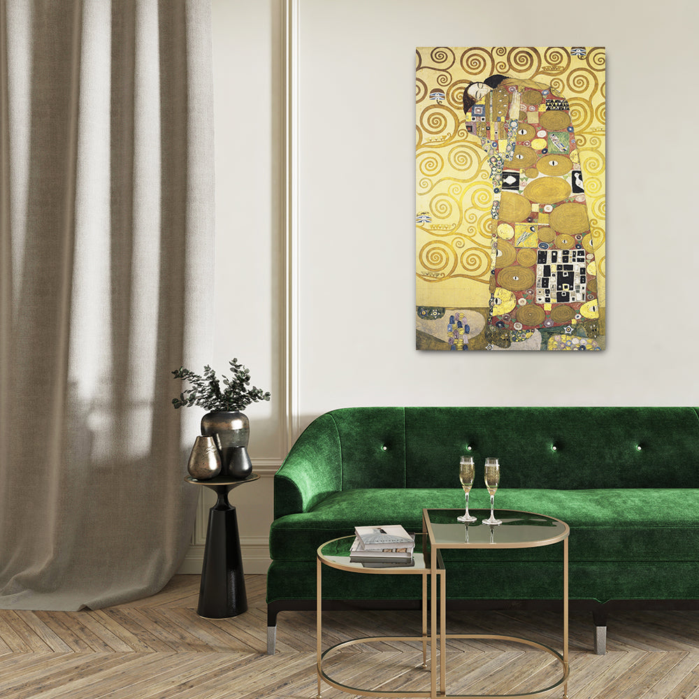 El Abrazo Gustav Klimt Cuadro Decorativo - Maxigráfica Shop