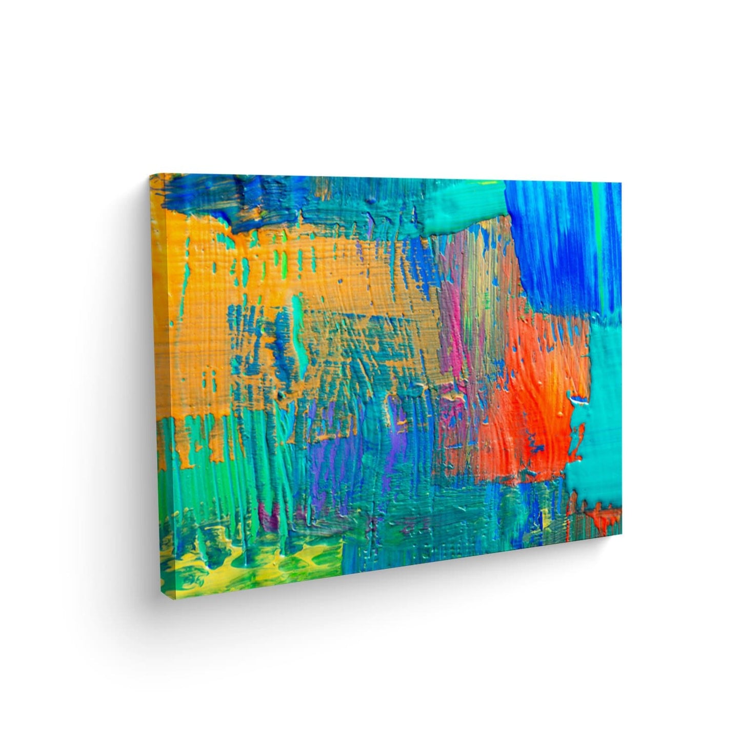 Cuadro Canvas Textura Abstracta Colores - Maxigráfica Shop