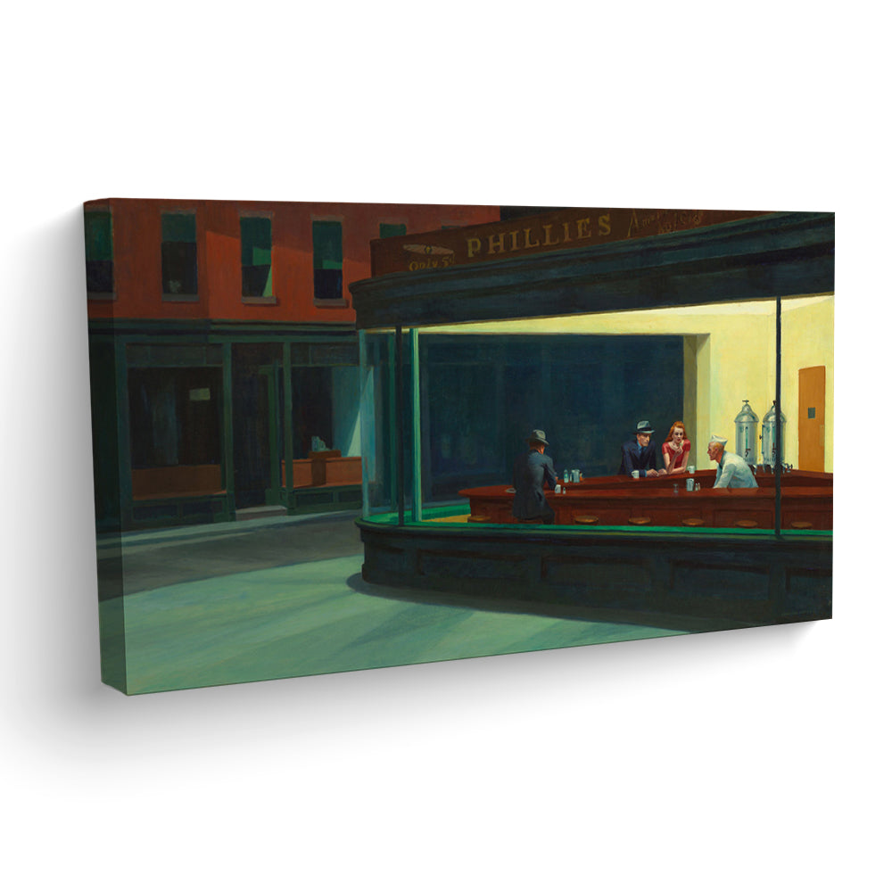 Halcones de noche de Edward Hopper Cuadro decorativo - Maxigráfica Shop