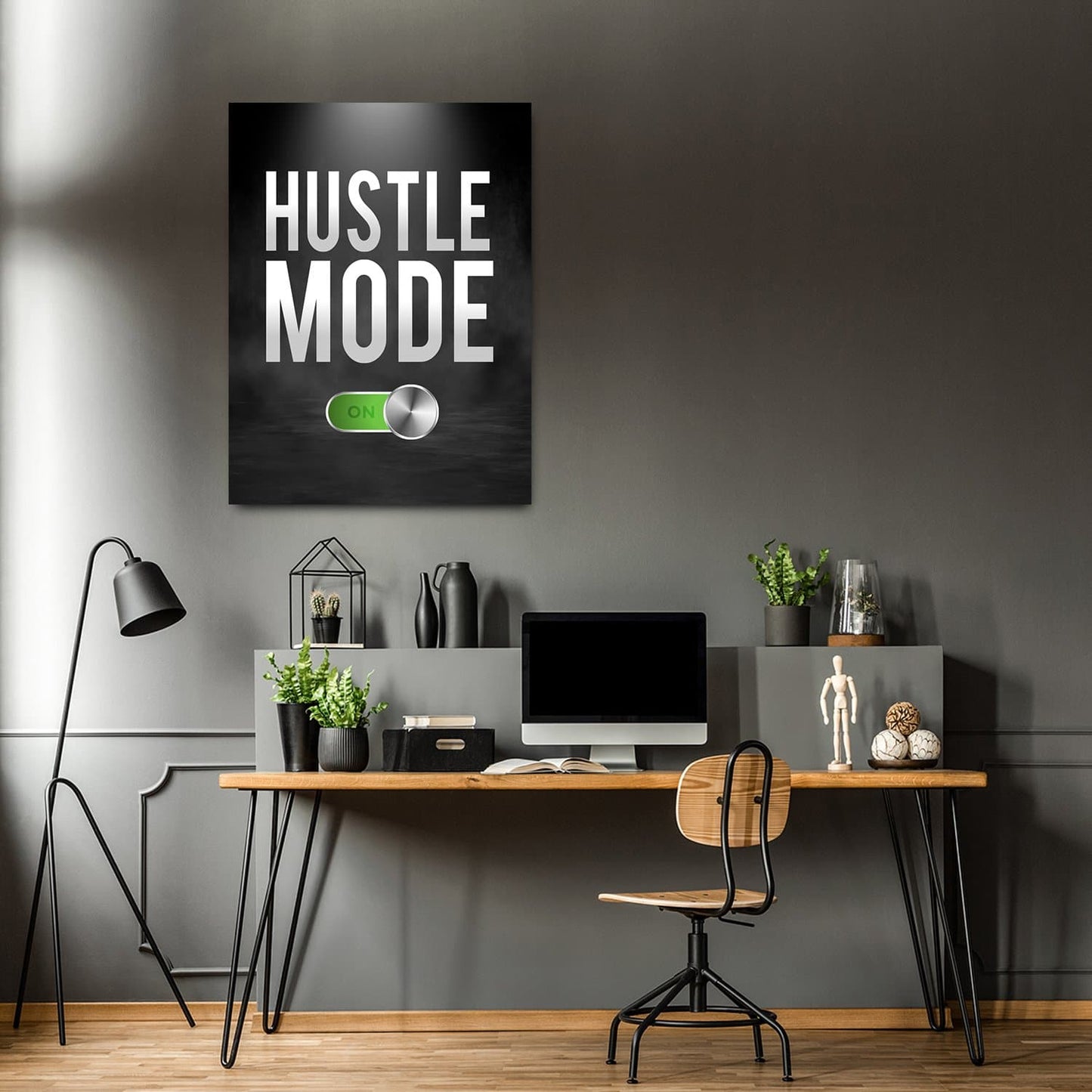 Cuadro Canvas Hustle Mode On - Maxigráfica Shop
