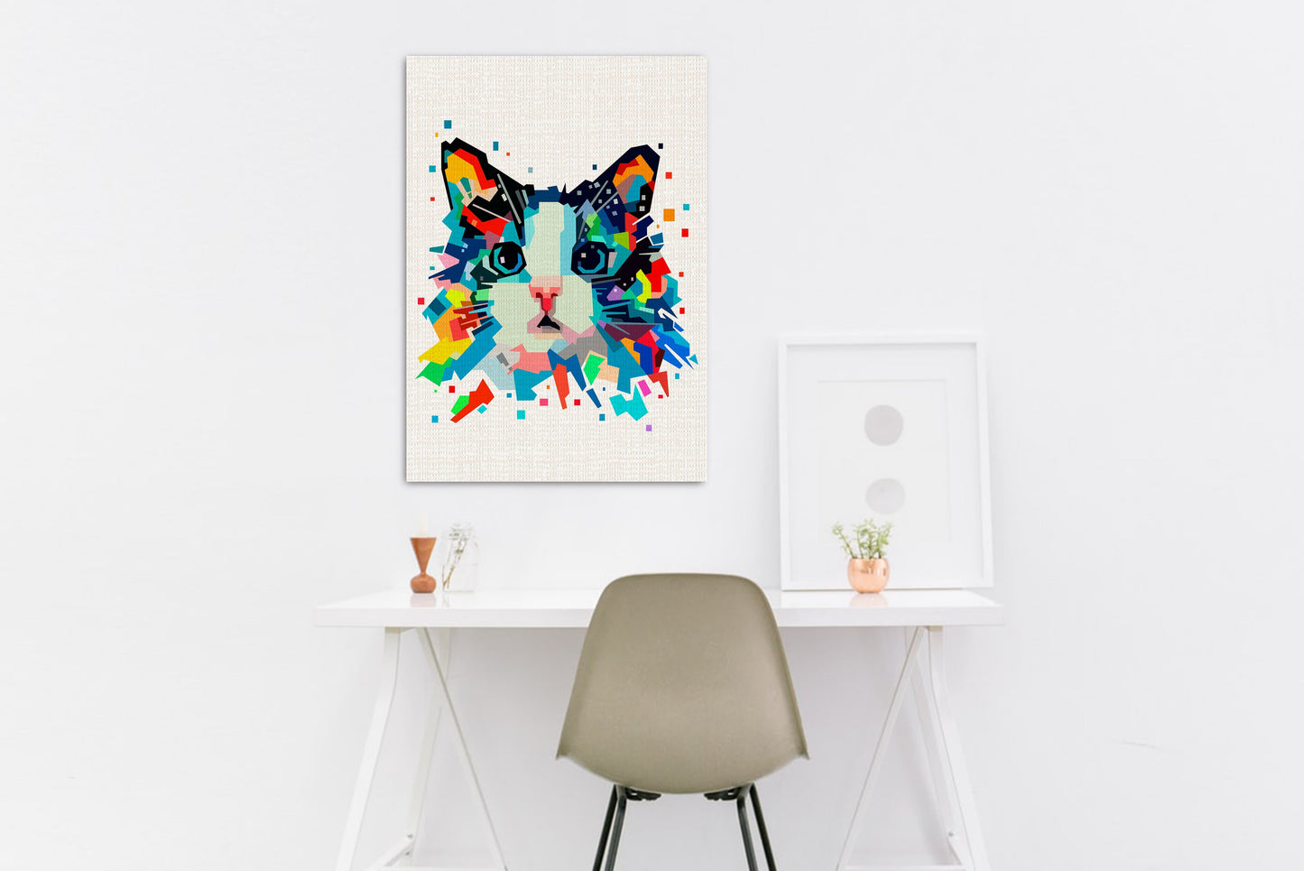 Cuadro Canvas Gato Pop Art - Maxigráfica Shop