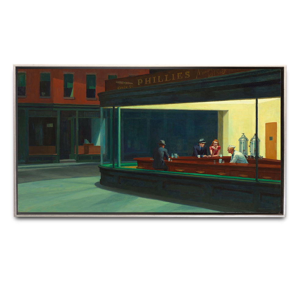 Halcones de noche de Edward Hopper Cuadro decorativo - Maxigráfica Shop