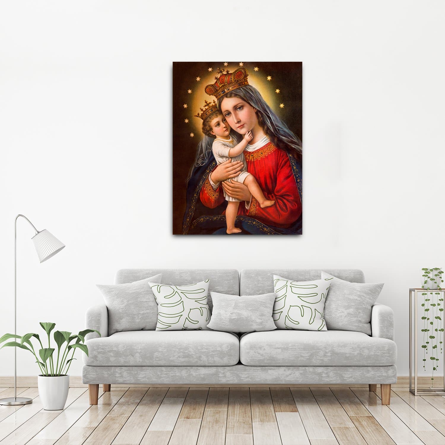 Cuadro Canvas Virgen María y Jesús Semana Santa - Maxigráfica Shop